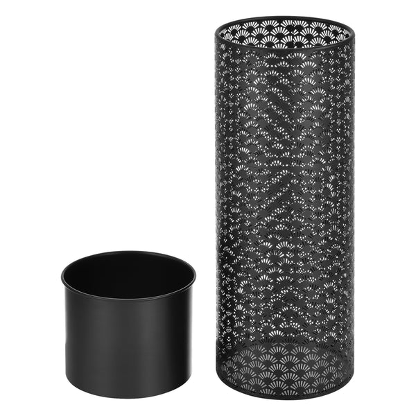 Blumenständer Virton 2er Set Schwarz en.casa