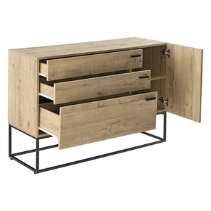 Sideboard Hylte 115x40x79cm Eicheoptik en.casa
