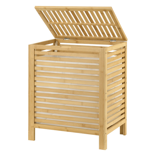 Bambus Wäschekorb Skövde [en.casa]