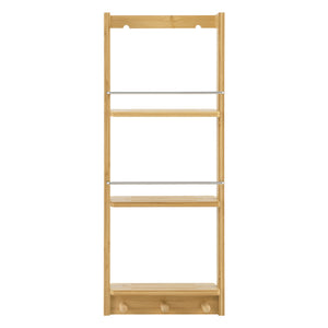 Bambus Wandregal Lidingö 29x10x70cm [en.casa]