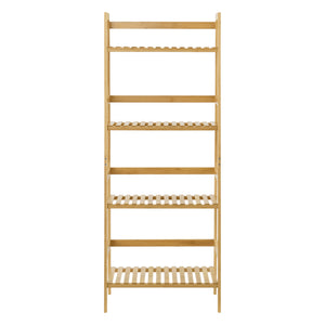 Bambus Leiterregal Vinje 48x32x123cm [en.casa]