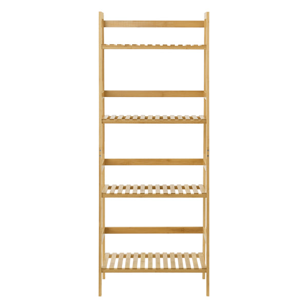 Bambus Leiterregal Vinje 48x32x123cm [en.casa]