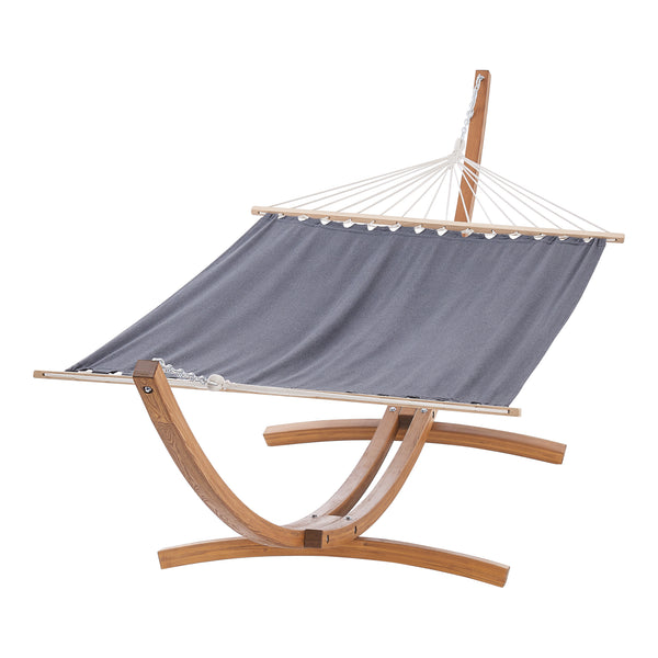 Hängematte Langadia 200x150cm Dunkelgrau [en.casa]