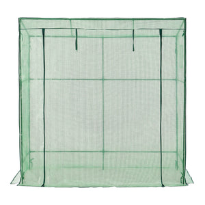 Gewächshaus Vlaardingen 198x78x200cm Grün [en.casa]