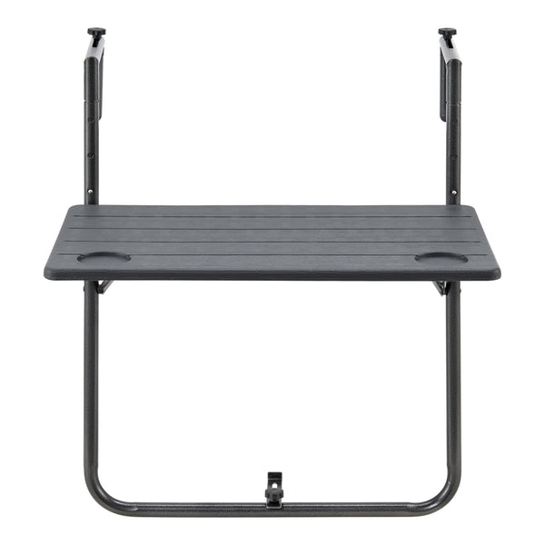 Hängetisch Badolato 83,5x60x60 cm Eckig Dunkelgrau [en.casa]