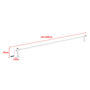 Pool Aufrollvorrichtung Oliveti mit Schiebern Aluminium [en.casa]