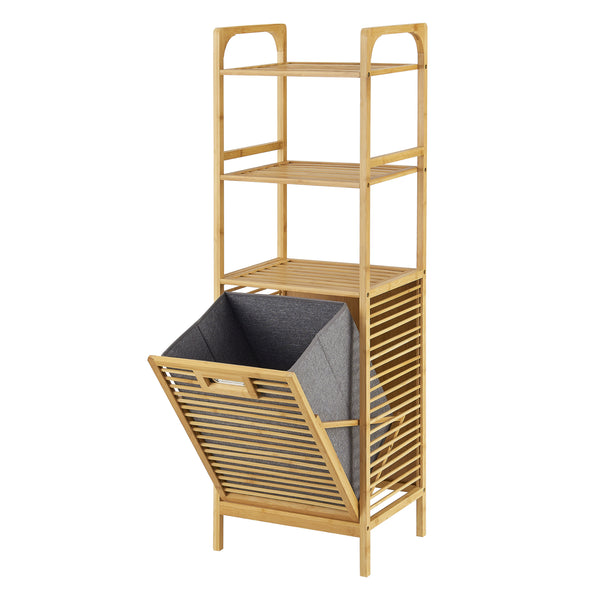 Bambus Wäscheregal Tidaholm 118x39,5x30,5cm [en.casa]