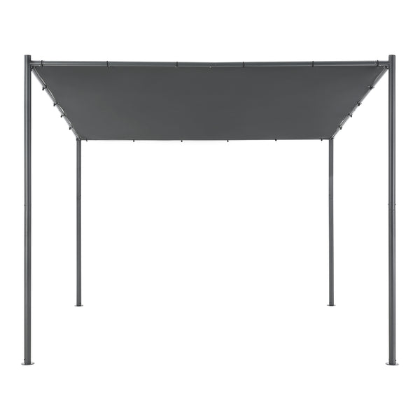 Pavillon Carunchio 300x285x248cm Dunkelgrau [en.casa]