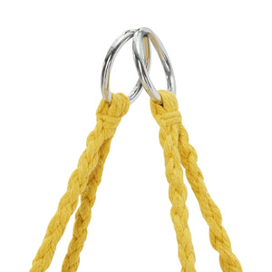 Hängesessel Jaina max. 120 kg Gelb [en.casa]