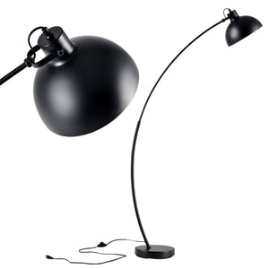 Stehlampe Derby Schwarz [lux.pro]