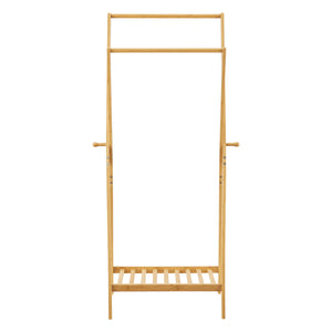 Garderobenständer Keitele 150 x 60 x 42 cm Bambus Natur [en.casa]