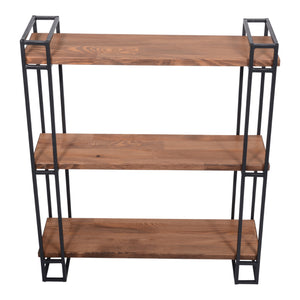 Wandregal Falster Kiefernholz, gebeizt [en.casa]