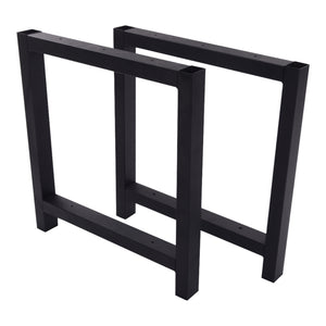 Tischgestell Møn 43x45cm Schwarz [en.casa]