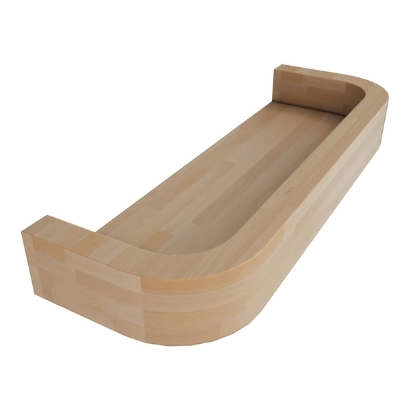 Wandregal Nysted 30x10x4 cm Buche [en.casa]