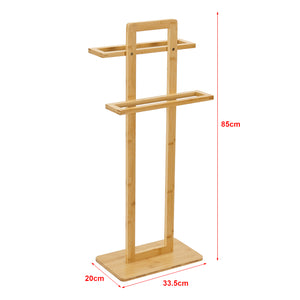 Stand-Handtuchhalter Træna Bambus [en.casa]