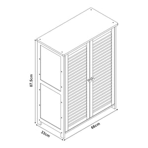 Schuhschrank Klamp [en.casa]