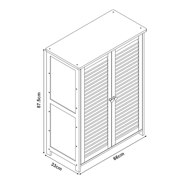 Schuhschrank Klamp [en.casa]