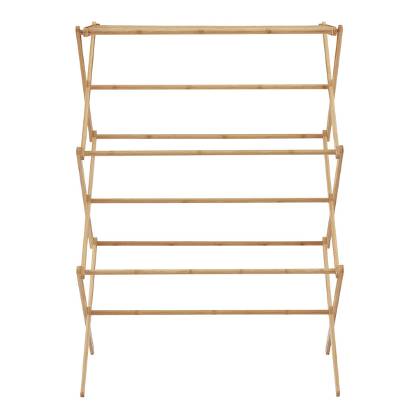 Faltbarer Wäscheständer Grinau Bambus [en.casa]