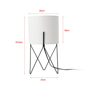 Tischleuchte Slough Weiß [lux.pro]