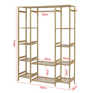 Garderobenständer Ilomantsi Bambus [en.casa]