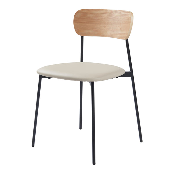 Esszimmerstuhl Jyväskylä 2er Set 78x45x48 cm Beige [en.casa]