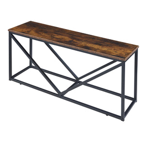 Kaminholzregal Vaasa mit Sitzfläche 100x30x50cm [en.casa]