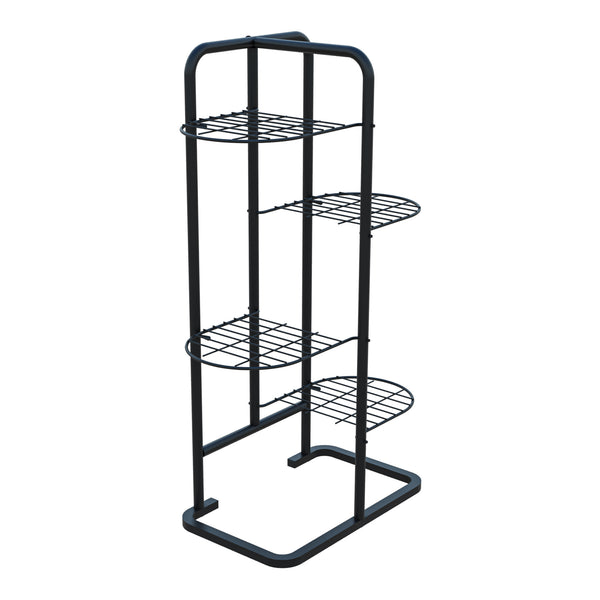 Blumenständer Pedersöre 83x52x25cm Schwarz [en.casa]