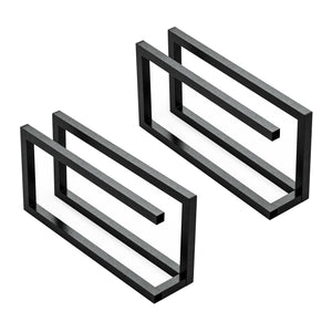 Pantoffelhalter Kvam 2er Set Stahl [en.casa]