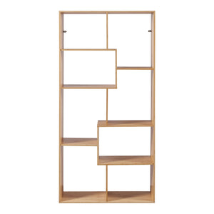 Bücherregal Hå Bambus 160x80x30cm Natur [en.casa]