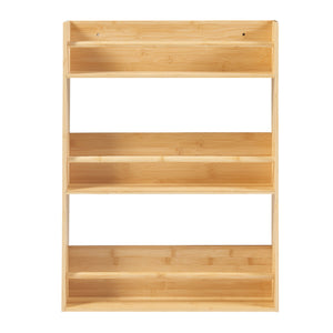 Wandregal Hareid 80x60x12cm Bambus [en.casa]