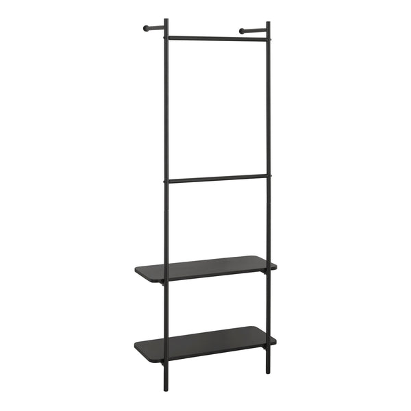 Wandgarderobe Bremanger 162x60x26cm Schwarz [en.casa]