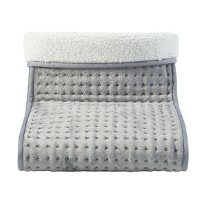 Elektrischer Fußwärmer Bari 100W Grau [en.casa]