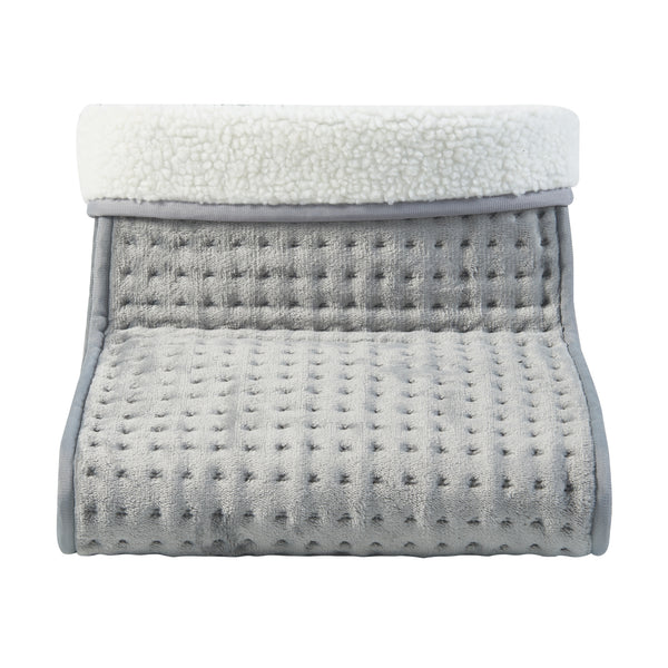 Elektrischer Fußwärmer Bari 100W Grau [en.casa]