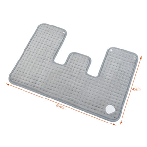 Elektrisches Heizkissen Borrello 100W 65x45cm Grau [en.casa]