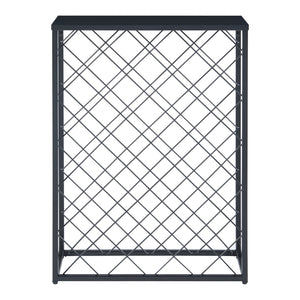 Weinregal Taivassalo für 25 Flaschen Schwarz [en.casa]