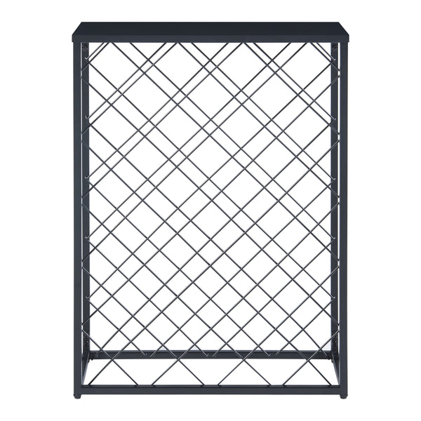 Weinregal Taivassalo für 25 Flaschen Schwarz [en.casa]