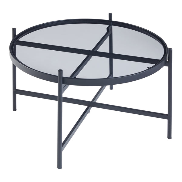 Couchtisch Lier mit Glasplatte [en.casa]