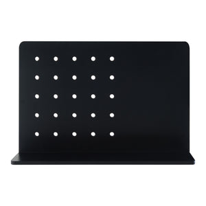 Wandregal Dønna 60x15x40cm Schwarz [en.casa]