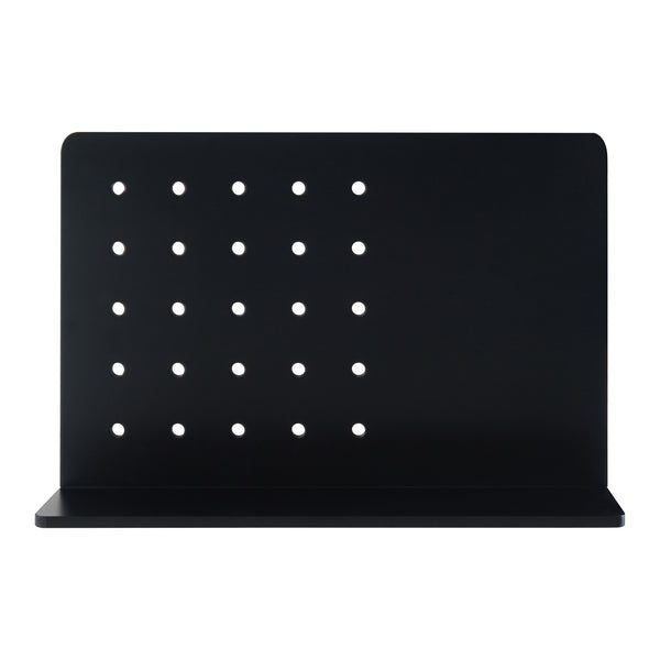 Wandregal Dønna 60x15x40cm Schwarz [en.casa]