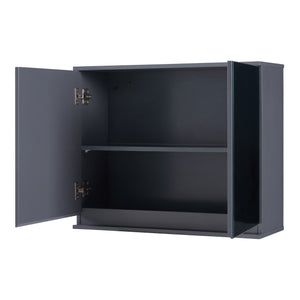 Spiegelschrank Overath 60x20x50 cm Grau [en.casa]