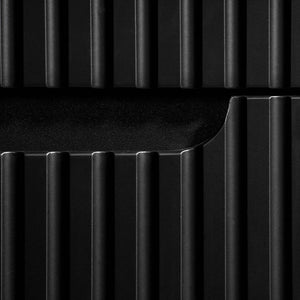 Doppelwaschtisch Skelbolu 120x72x40 cm Schwarz [en.casa]