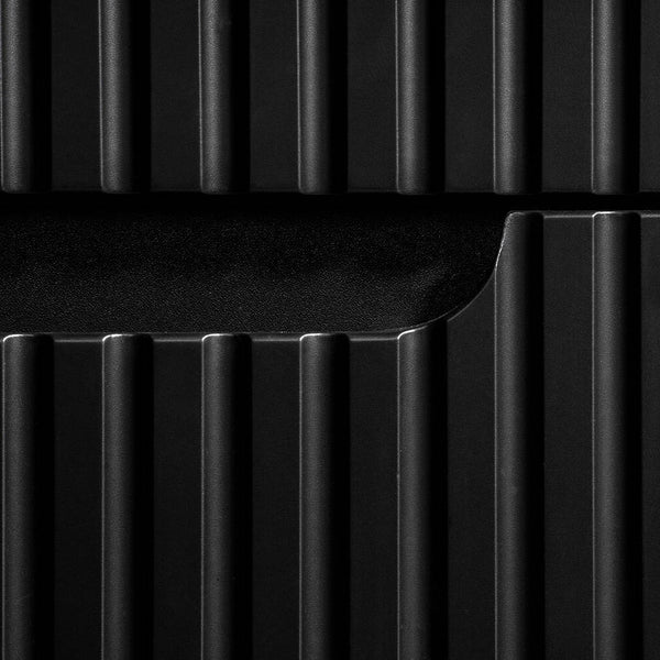 Doppelwaschtisch Skelbolu 120x72x40 cm Schwarz [en.casa]