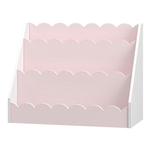 Kinderregal Vestnes 48x61x30 cm Cotton Candy/Weiß [en.casa]