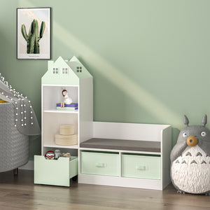 Kindersitzbank mit Regal Vipsali [en.casa]