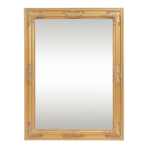 Wandspiegel Punkalaidun im Barockstil 80x60 cm Goldfarben [en.casa]