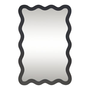 Wandspiegel Koster 90x60 cm Schwarz [en.casa]