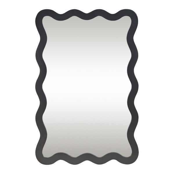 Wandspiegel Koster 90x60 cm Schwarz [en.casa]