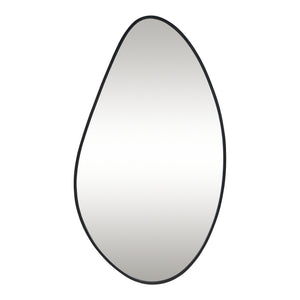 Wandspiegel Orland 82x46 cm Schwarz [en.casa]