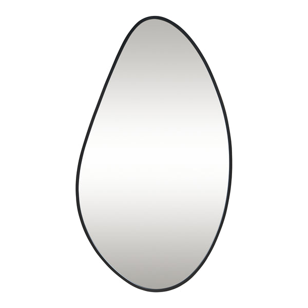 Wandspiegel Orland 82x46 cm Schwarz [en.casa]