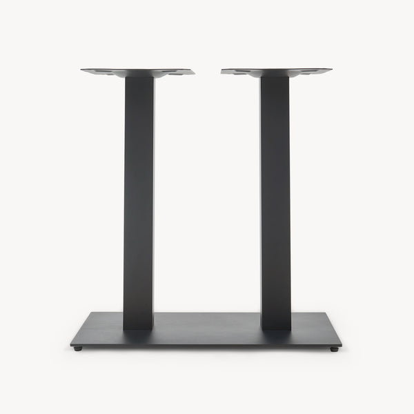 Tischgestell Vadejord Stahl 70x40x73 cm Schwarz [en.casa]